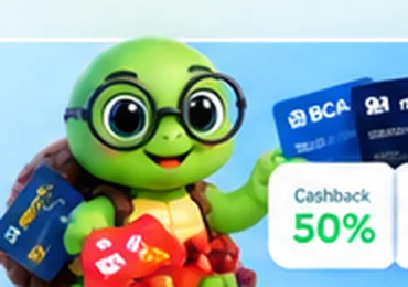 Mascot MONQURO dengan fitur promo kartu kredit